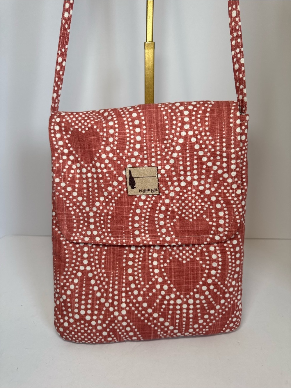 The Hipped Bird Handmade Boho Dotted Crossbody Bag